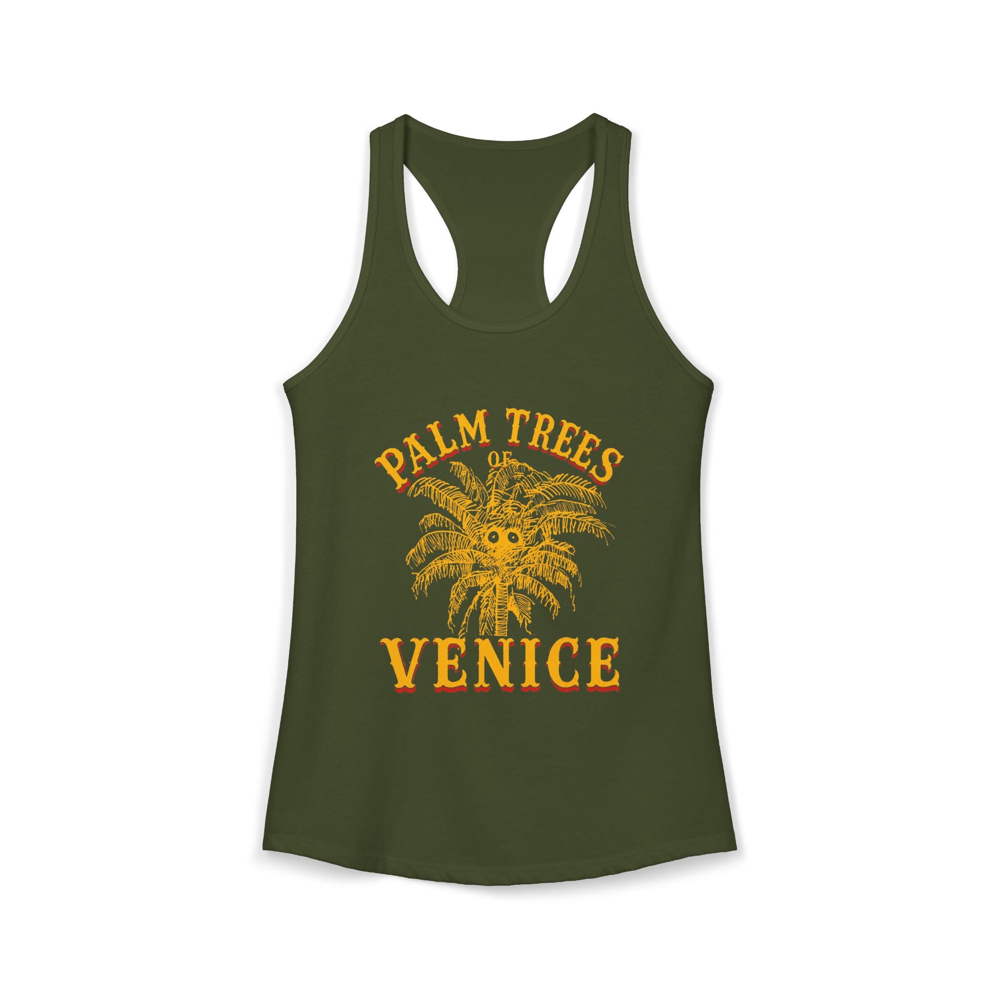 Palm Trees of Venice unisex Racerback Tank- Palm Trees of Venice
