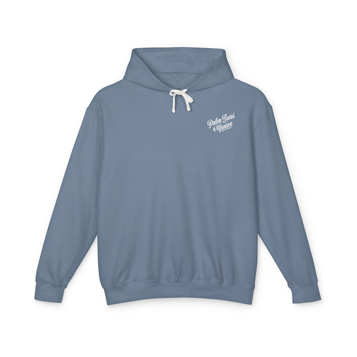 Palm Tree Graphic Hoodie — Lightweight Beach Vibe Sweatshirt