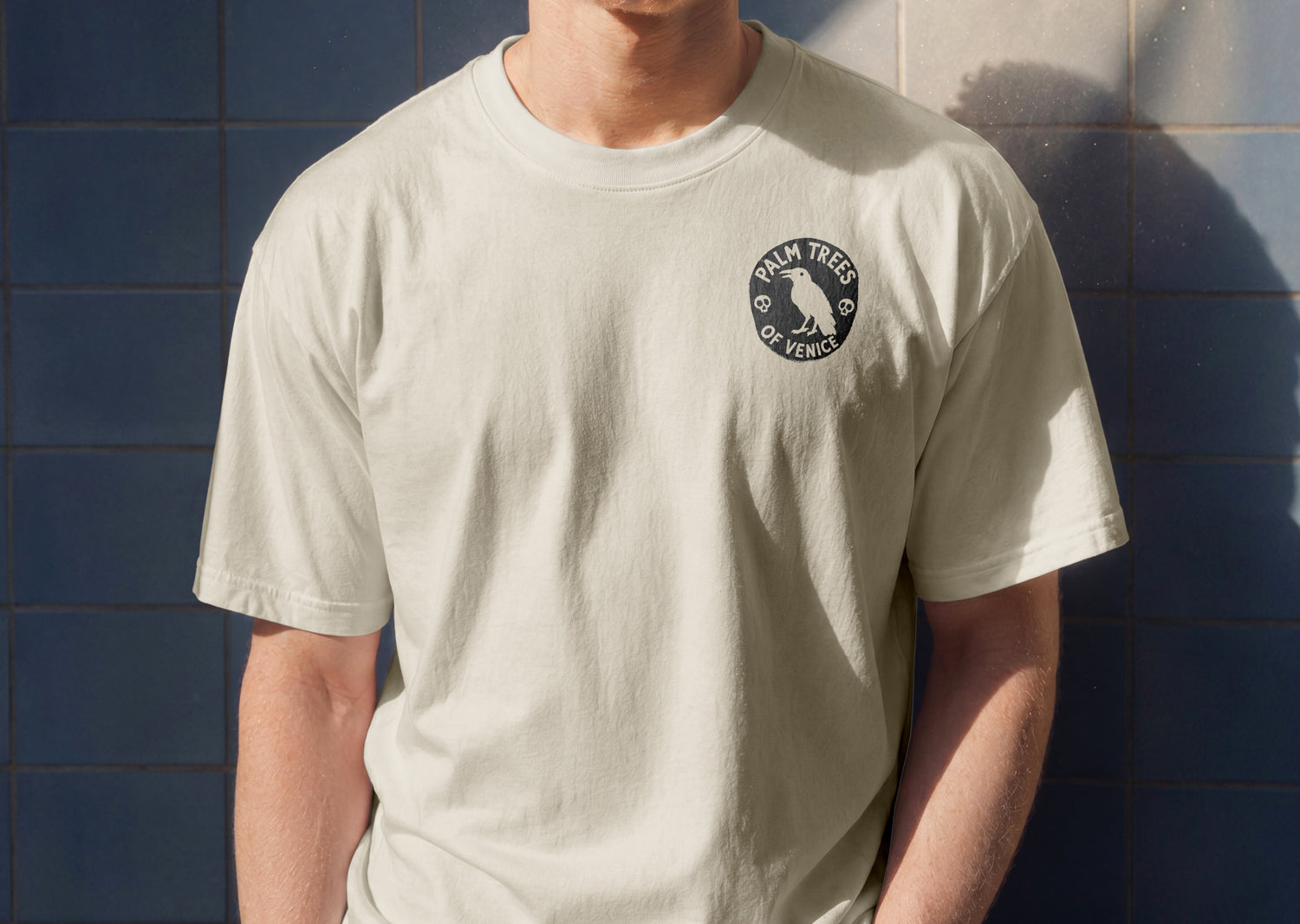 Palm Tree Group Minimal Scripture Tee- Palm Trees of Venice