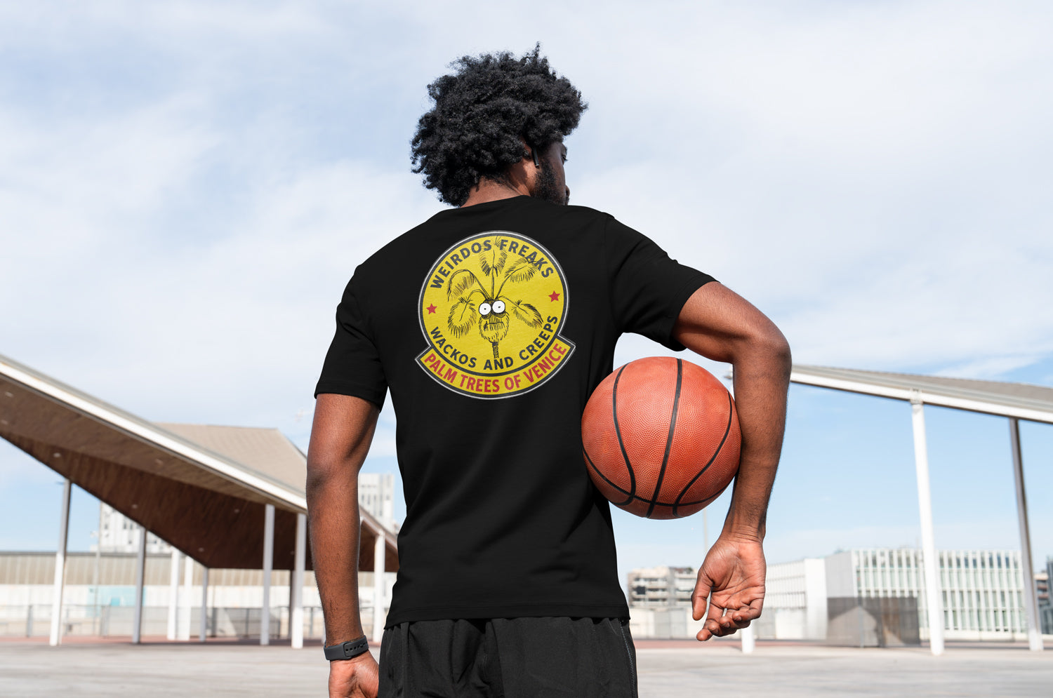 The Weirdos & Freaks Tee-Palm Trees of Venice