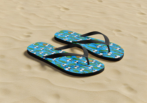 Palm Tree Flip Flops- Palm Trees of Venice