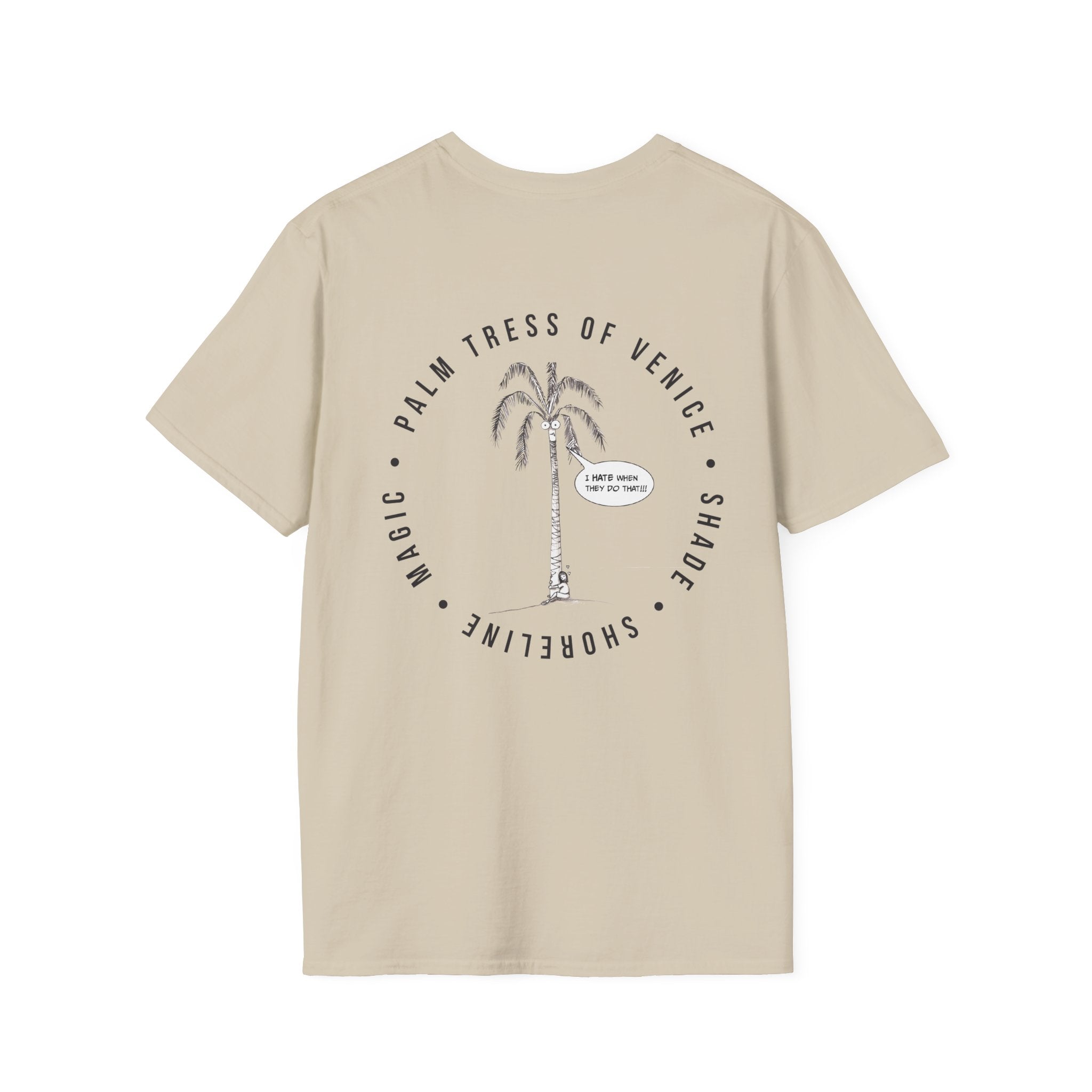 The Grumpy Palm Tee— Minimal Beach Vibe Tee