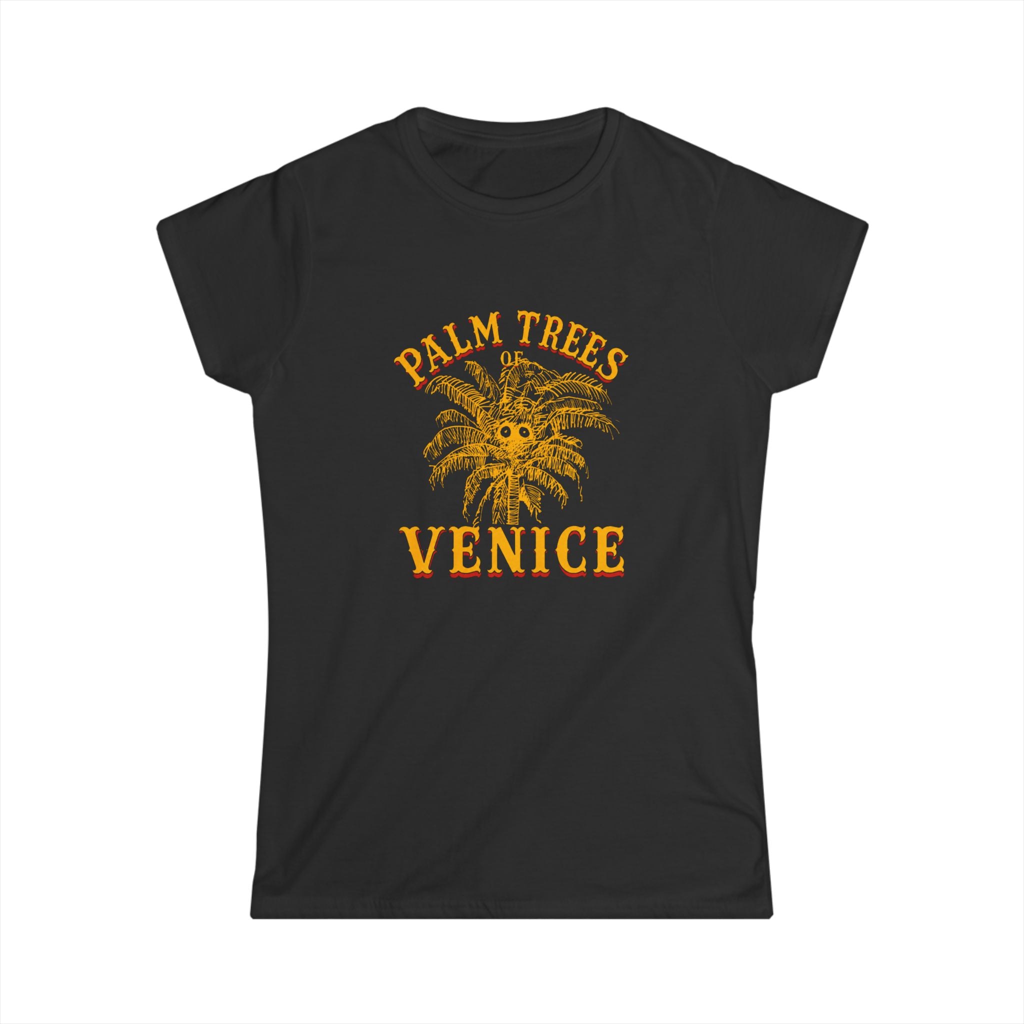 Palm Trees of Venice Woman's short sleeve tee- Palm Trees of Venice